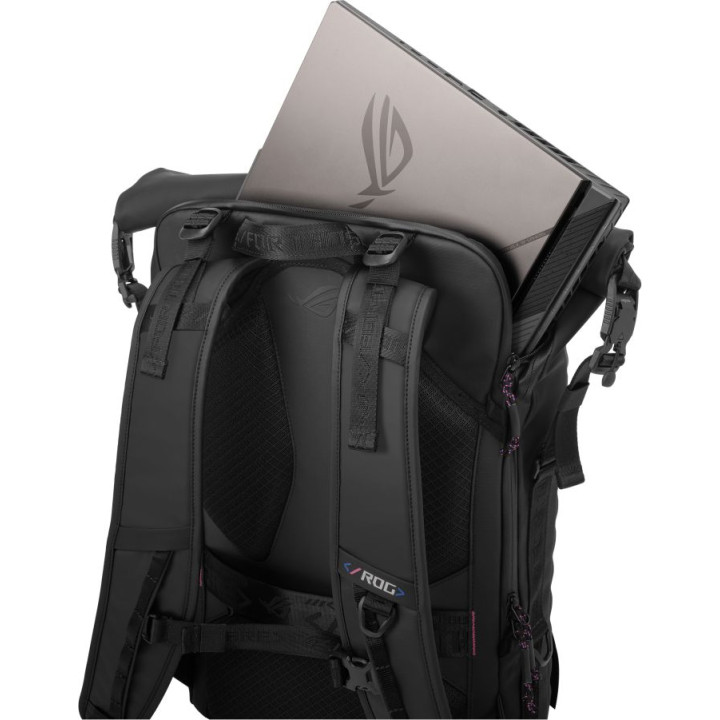 Раница за лаптоп ASUS ROG Slash Backpack 4.0 18'', черен - 90XB09X0-BBP000 - 6