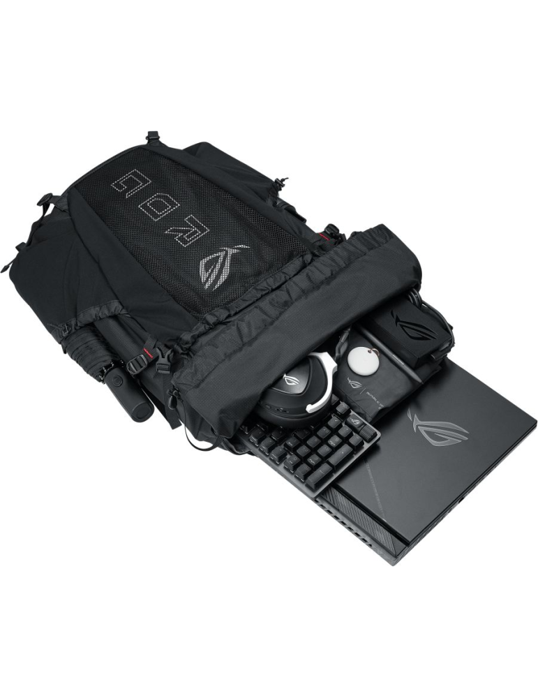 Раница за лаптоп ASUS ROG Archer ErgoAir 18'', черен - 90XB09H0-BBP000 - 2