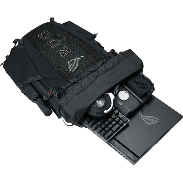 Раница за лаптоп ASUS ROG Archer ErgoAir 18'', черен - 90XB09H0-BBP000 - 2