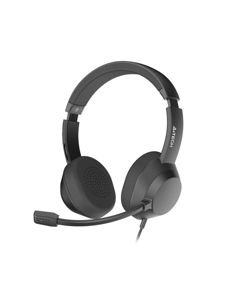 Слушалки A4tech Fstyler FH150U, USB, Шумоподтискане, 40mm говорител, Черни - FH150U - 4