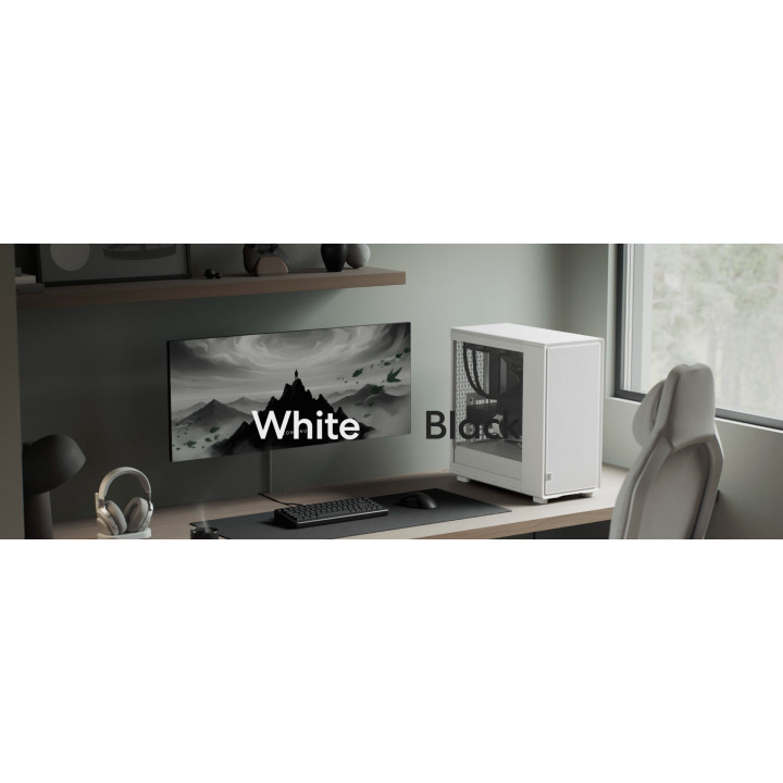 Кутия за компютър FRACTAL DESIGN Epoch XL White TG Clear - FD-C-EPO1X-03 - 1