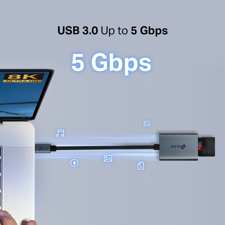 Четец на карти USB TP-Link UA440C, SD/microSD - UA440C - 7