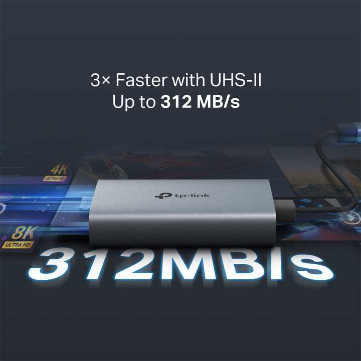 Четец на карти USB TP-Link UA440C, SD/microSD - UA440C - 8