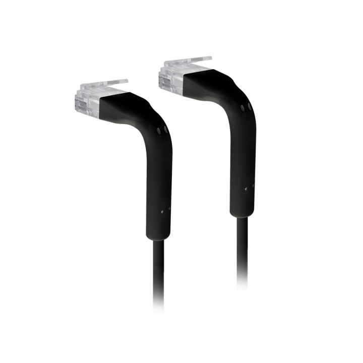 Мрежов кабел Ubiquiti UniFi, RJ45 0.1м черен - U-Cable-Patch-RJ45-BK - 1