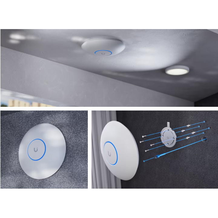 Точка за достъп Ubiquiti UniFi U7-LR, 2.4 GHz, 2x2 MIMO, 1x 2.5 GbE RJ45 - 9