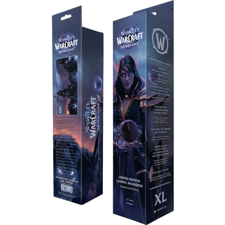 Геймърска подложка за мишка Blizzard World of Warcraft Midnight Xalatath XL, 900x420mm - FBLMPWOWMNXTH25XL - 5