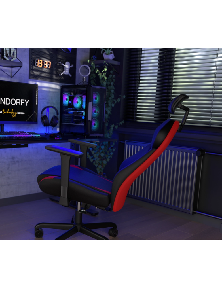 Геймърски стол ENDORFY Meta RD, Черно/Червено - EY8A006 - 3