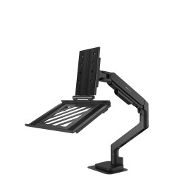 Поставка за лаптоп BenQ LTB01, 12"-17", Подвижна, VESA 75x75, Черна - 5A.A3F44.LBW - 1