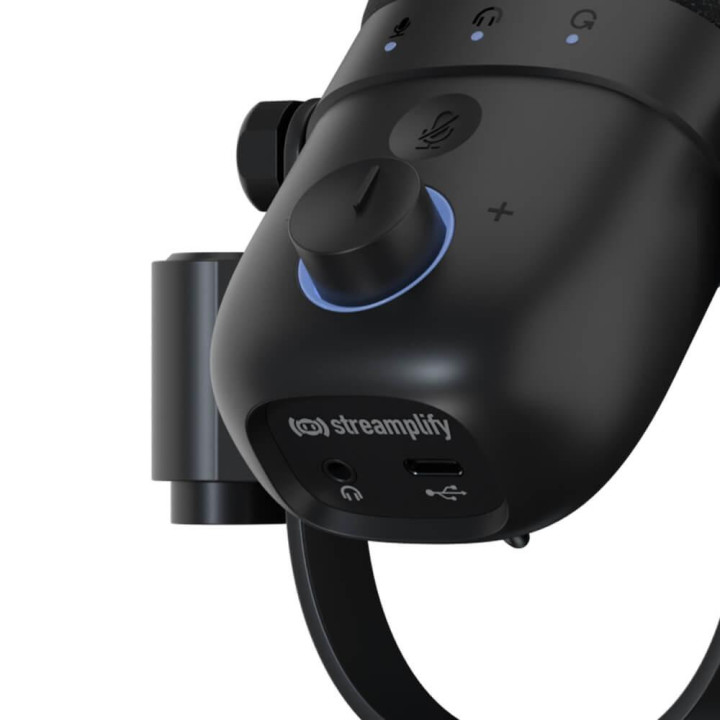 Настолен микрофон Streamplify MIC VOX, Кондензаторен, USB Type-C/3.5mm/XLR, Суперкардиоиден - SPMC-MD3D323.11 - 5