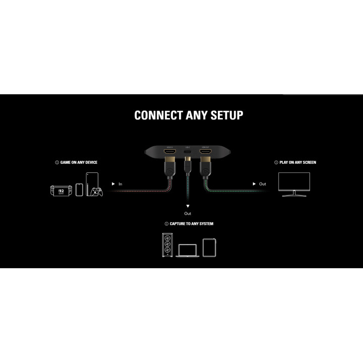 Кепчър Elgato Game Capture 4K X, HDMI вход, 4K 60fps, HDR, VRR - 10GBH9901 - 3
