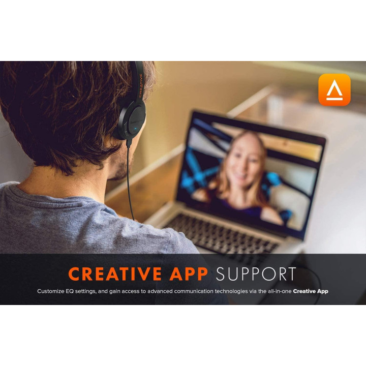 Bluetooth слушалки CREATIVE Sound Blaster Jam V2 Bluetooth, Черен - CREAT-HEAD-JAM-V2