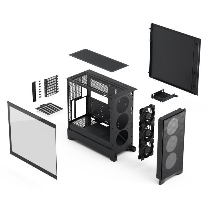 Кутия Fractal Design Pop 2 Air, Black TG - FD-C-POA2A-02 - 10