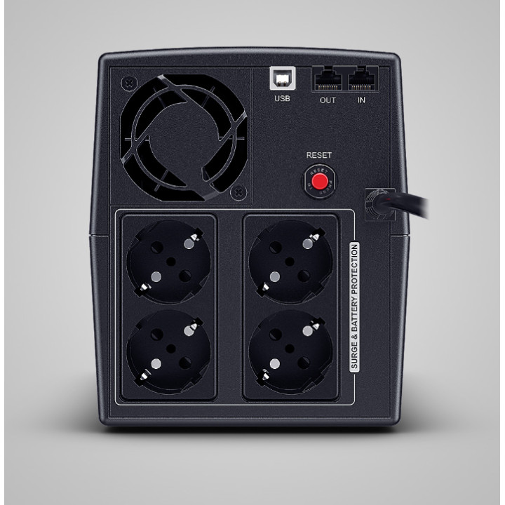 Захранване CyberPower UPS AVR 1500VA 900W, Line-Interactive, 4x Schuko - 3