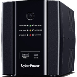 Токозахранващо устройство CyberPower UPS AVR 2200VA, Line-Interactive, 4x Schuko, Runtime 70min при 90W - 1
