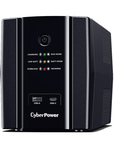 Токозахранващо устройство CyberPower UPS AVR 2200VA, Line-Interactive, 4x Schuko, Runtime 70min при 90W - 1