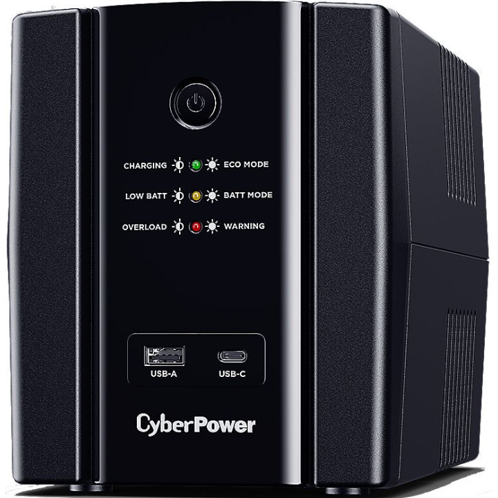 Токозахранващо устройство CyberPower UPS AVR 2200VA, Line-Interactive, 4x Schuko, Runtime 70min при 90W - 1