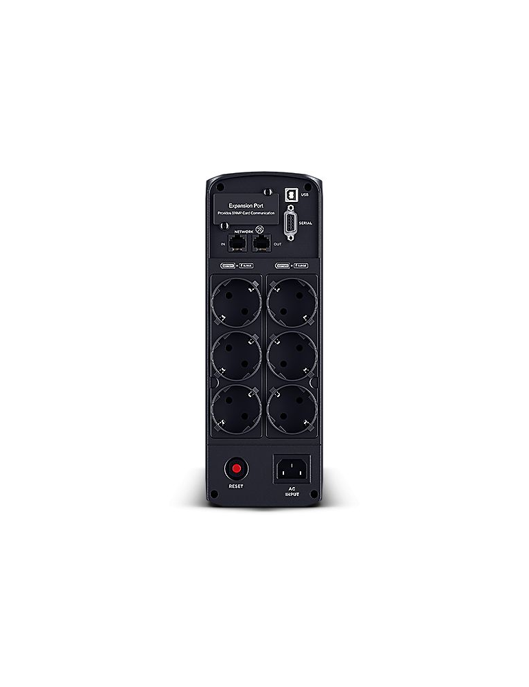 Токозахранващо устройство CyberPower CP1600EPFCLCD, 1600VA/1000W Line-Interactive, LCD дисплей, 6x Schuko - 2