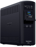 Захранване CyberPower CP1350EPFCLCD, 1350VA/810W Line-Interactive, LCD дисплей, Pure Sine Wave, 6x Schuko - 2
