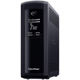 Токозахранващо устройство CyberPower VP1600ELCD, 1600VA/960W Line-Interactive, LCD дисплей, 4x Schuko - 1