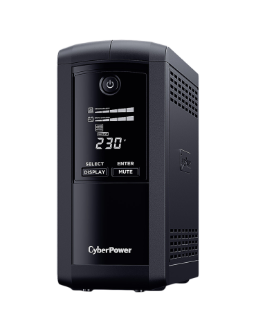 Токозахранващо устройство CyberPower VP700ELCD, 700VA/390W Line-Interactive с LCD дисплей - 1