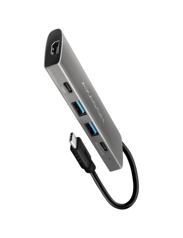 Докинг станция AXAGON HMC-5G21 SPEEDSTER 5in1, 2x USB-A 3.2 Gen 2 + 2x USB-C 3.2 Gen 2 + HDMI 4K/30Hz, PD 60W - 1
