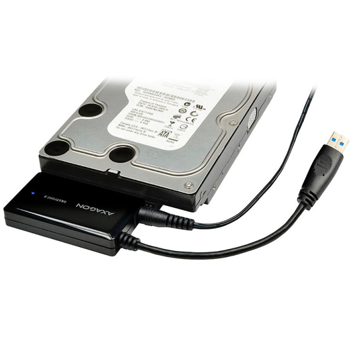 USB to SATA адаптер AXAGON ADSA-FP3, USB 3.0 към SATA 6G, с захранващ адаптер - 2