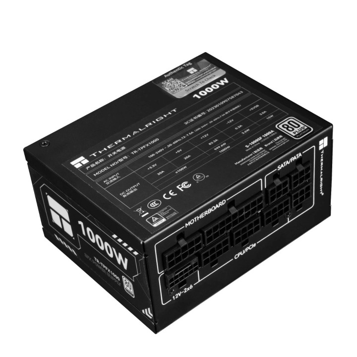 Модулно захранване Thermalright TPFX, 1000W SFX 3.1 80PLUS Platinum - TR-TPFX1000 - 3