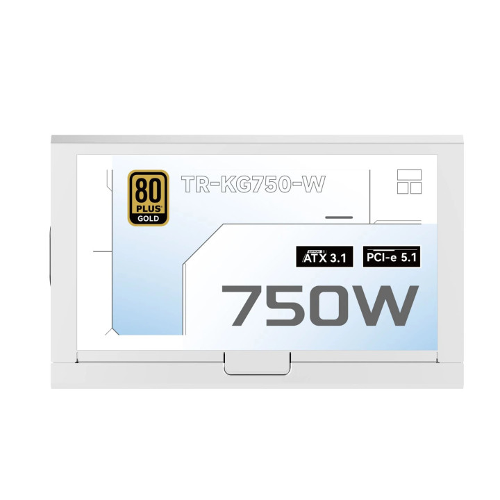 Модулно захранване Thermalright KG750, 750W, ATX 3.1, 80PLUS Gold, Бял - TR-KG750-W - 3