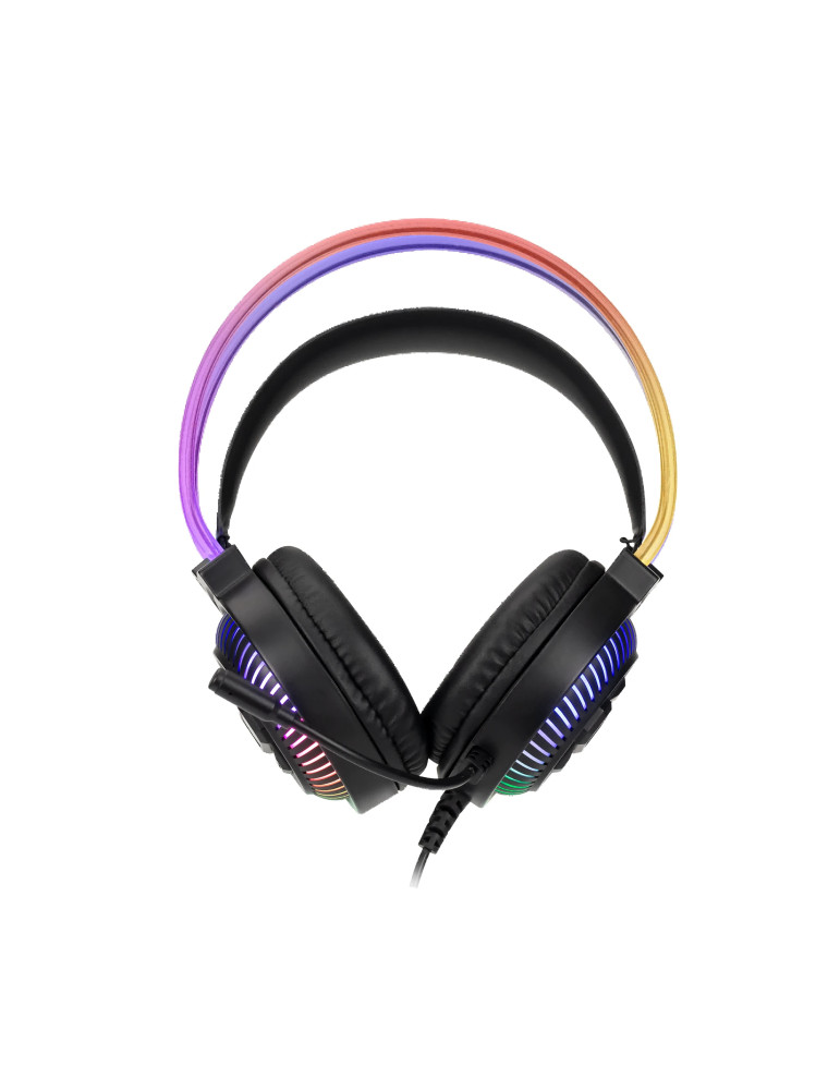 Геймърски слушалки Xtrike ME GH-510L, 50mm USB, RGB подсветка - XTRM-GH-510L - 2