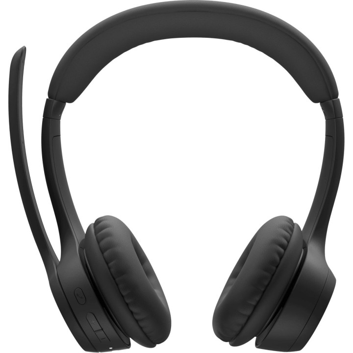 Bluetooth/Безжични слушалки Logitech Zone 300, Bluetooth 5.3, Midnight Black - 981-001407 - 3