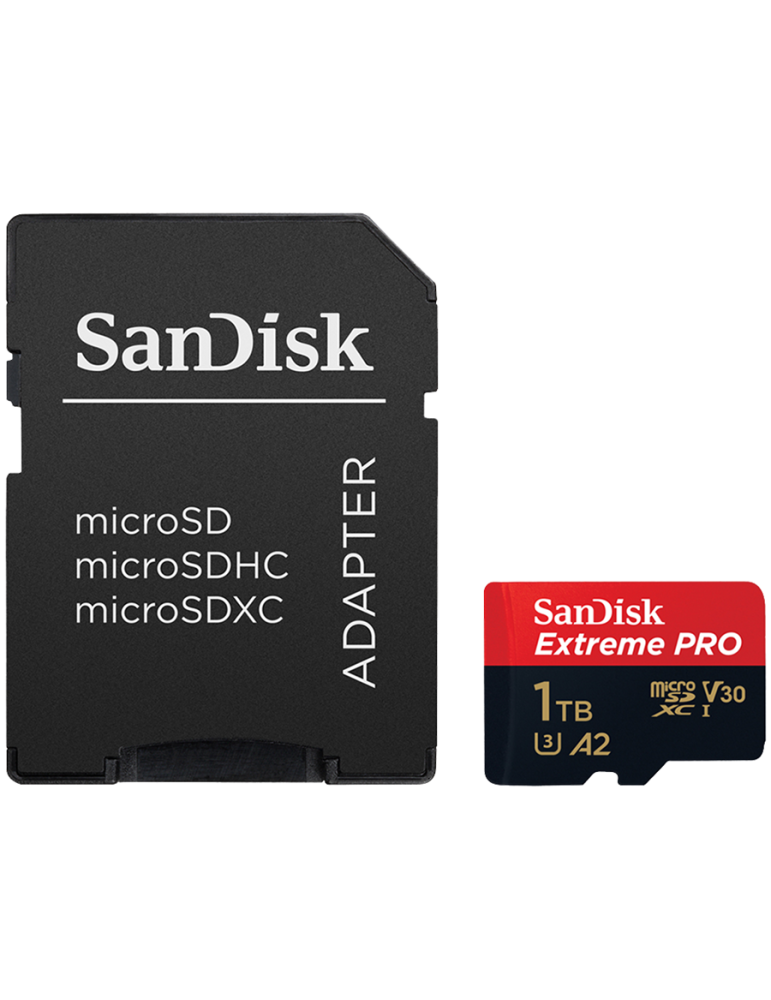 SD карта SanDisk Extreme PRO microSDXC, 1TB UHS-I U3 V30 A2 200MB/s - SDSQXCD-1T00-GN6MA - 1