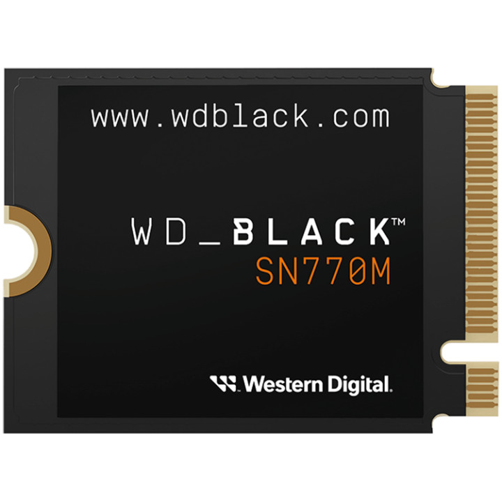 SSD диск Western Digital WD Black SN770M, 2TB M.2 2230 PCIe Gen4 NVMe 5150/4850 MBps - WDS200T3X0G-00CHY0 - 1