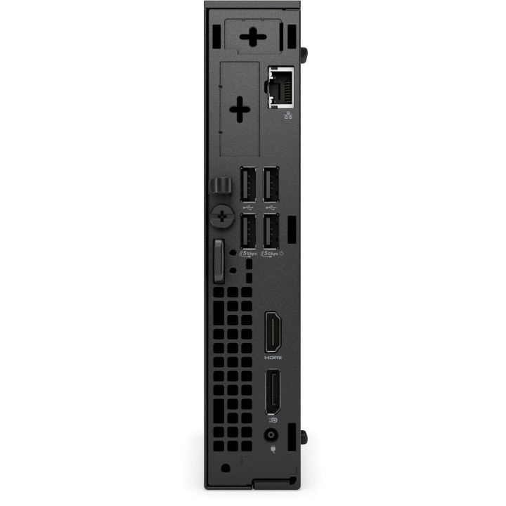 Компютър Dell Pro Micro QCM1250, Без екран (Мини ПК), Intel Core i3-14100T, 8GB DDR5, 512GB SSD, Ubuntu - BTO002_QCM1250_EMEA_UB