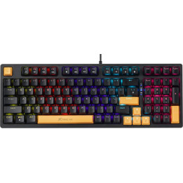 Механична геймърска клавиатура Xtrike ME GK-997, 98 клавиша, USB, Rainbow подсветка - XTRM-GK-997-BK - 1