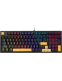Механична геймърска клавиатура Xtrike ME GK-997, 98 клавиша, USB, Rainbow подсветка - XTRM-GK-997-BK - 1