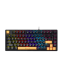 Геймърска механична клавиатура Xtrike ME GK-996, 82 клавиша, TKL, USB, Rainbow подсветка - XTRM-GK-996-BK - 1