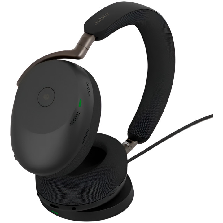 Слушалки JABRA Evolve3 85, Bluetooth 5.3, ANC, 32mm говорители, Черни - 38599-999-989 - 3
