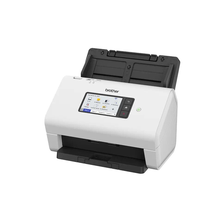 Скенер Brother ADS-4900W, Професионален настолен документ скенер, 60 ppm, 600x600 dpi, ADF 100 листа, USB 3.0, Безжична мрежа - 