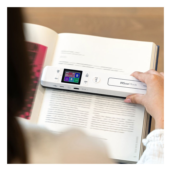 Скенер IRIS IRIScan Book 7 Dyslexic, A4, 300-1050 dpi, USB Type-C, MicroSD - 464678 - 3