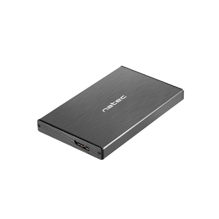 Кутия за твърд диск NATEC Rhino Go, 2.5" SATA, USB 3.0, Черна - NKZ-0941 - 1