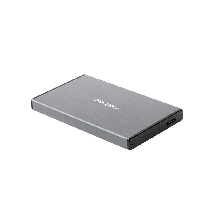 Кутия за твърд диск Natec Rhino Go, 2.5" SATA, USB 3.0, Алуминиева, Сива - NKZ-1281 - 4