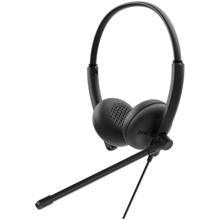 Слушалки Dell WH125, USB-A, черни - 520-BBLV - 1