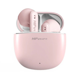 Безжични слушалки HiFuture ColorBuds2, Pink, Bluetooth 5.3, 10MM говорител, до 20 часа работа - 6972576181114 - 1
