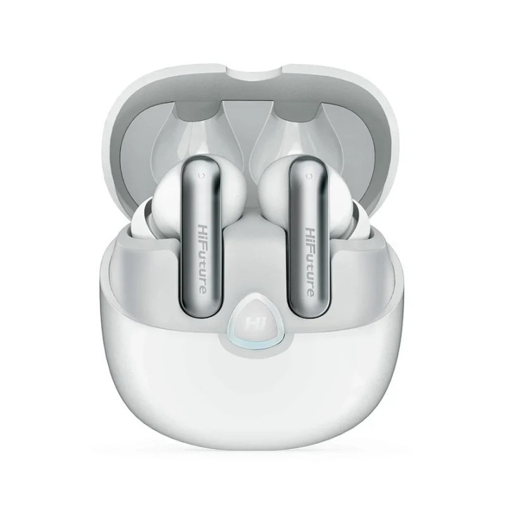 Безжични слушалки HiFuture SonicAir, White, In-ear, Bluetooth 5.3, 4 микрофона, 35 часа автономия - 6972576181664 - 1