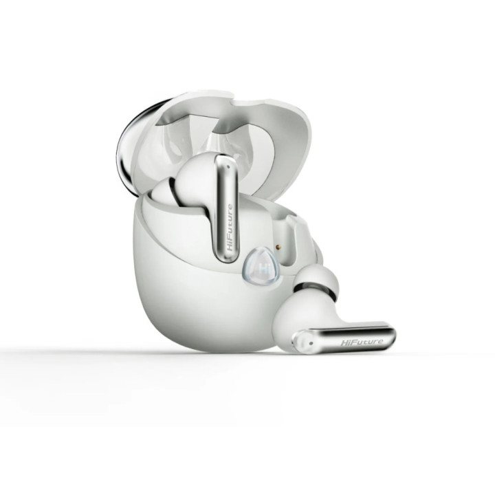 Безжични слушалки HiFuture SonicAir, White, In-ear, Bluetooth 5.3, 4 микрофона, 35 часа автономия - 6972576181664 - 2