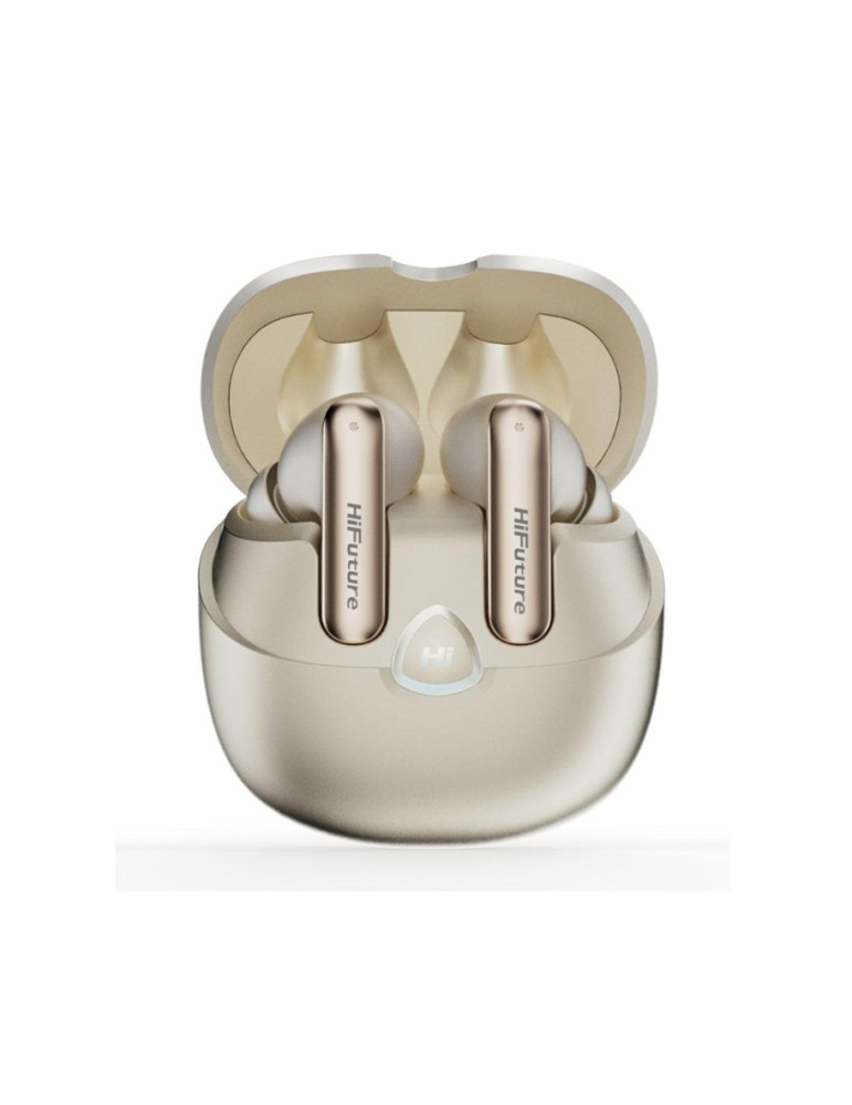 Безжични слушалки HiFuture SonicAir, In-ear, Bluetooth 5.3, 35 часа работа, 10mm драйвер, Champagne Gold - 6972576181671 - 1