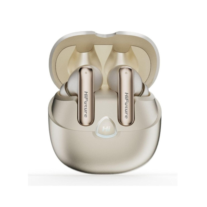 Безжични слушалки HiFuture SonicAir, In-ear, Bluetooth 5.3, 35 часа работа, 10mm драйвер, Champagne Gold - 6972576181671 - 1