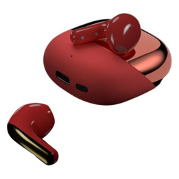 Bluetooth/Безжични слушалки HiFuture ChromeBuds, Red, In-ear, Bluetooth 5.4, IPX5, до 30 часа батерия - 6972576182708 - 1