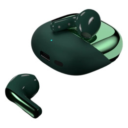 		Bluetooth/Безжични слушалки HiFuture ChromeBuds Green, 6 часа работа на батерия, IPX5, Ultra Bass, 30 часа комбинирана автоном