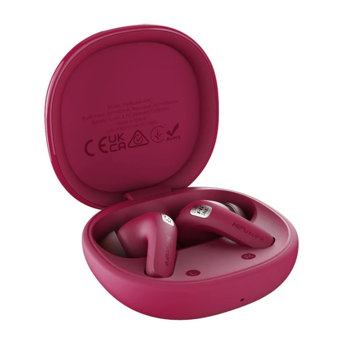 In-ear слушалки HiFuture FlyBuds 4, Wireless 5.4, Active Noise Cancellation, 4 микрофона, IPX5, до 10 часа работа - 697257618228